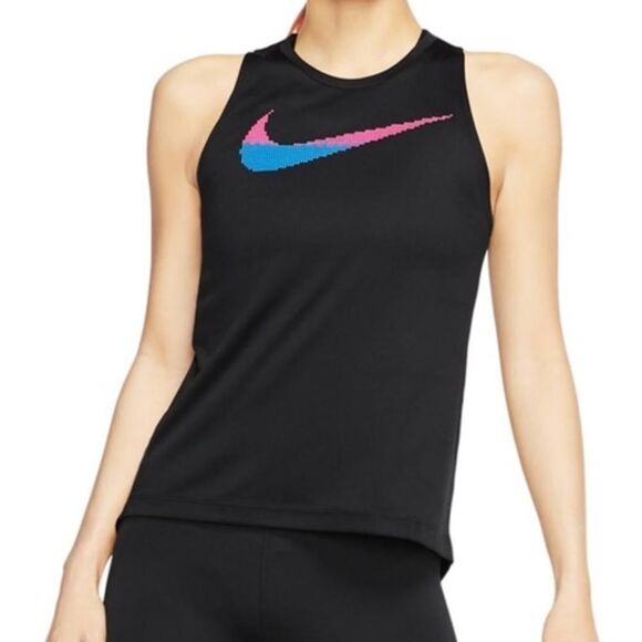 Nike Black Future Femme GX Tank Sz Medium - Picture 1 of 9